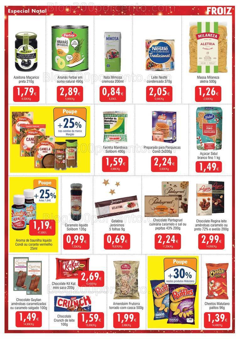 Antevisão Folheto FROIZ Natal Promoções de 30 novembro a 19 dezembro