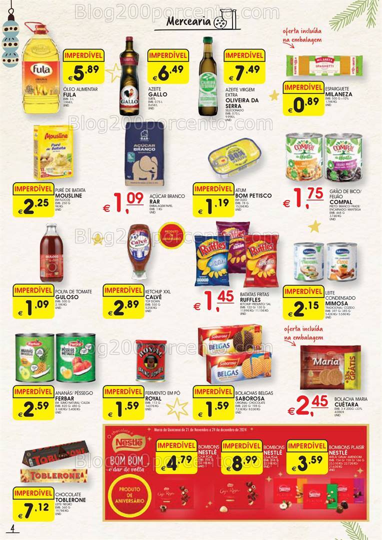 Antevisão Folheto MEU SUPER Natal Promoções de 5 a 24 dezembro