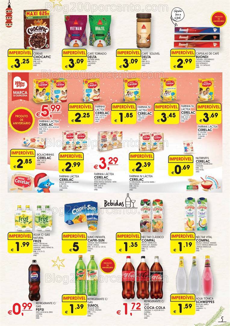 Antevisão Folheto MEU SUPER Natal Promoções de 5 a 24 dezembro