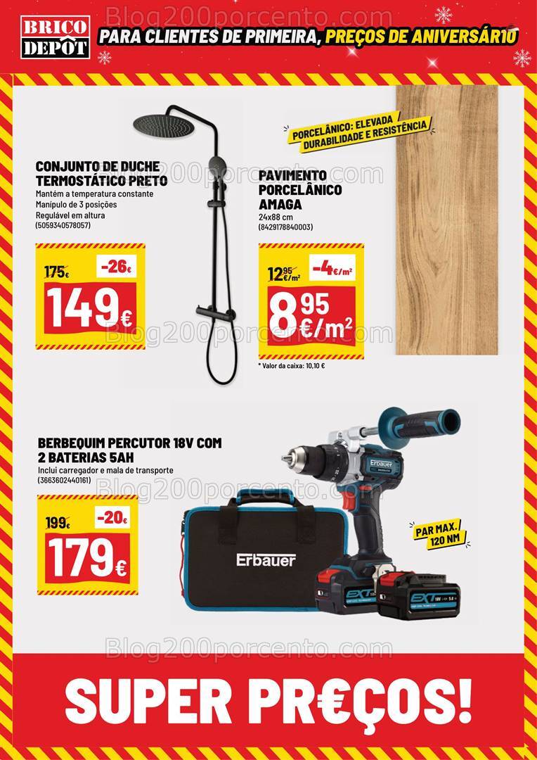 Antevisão Folheto BRICO DEPÔT Promoções até 6 janeiro