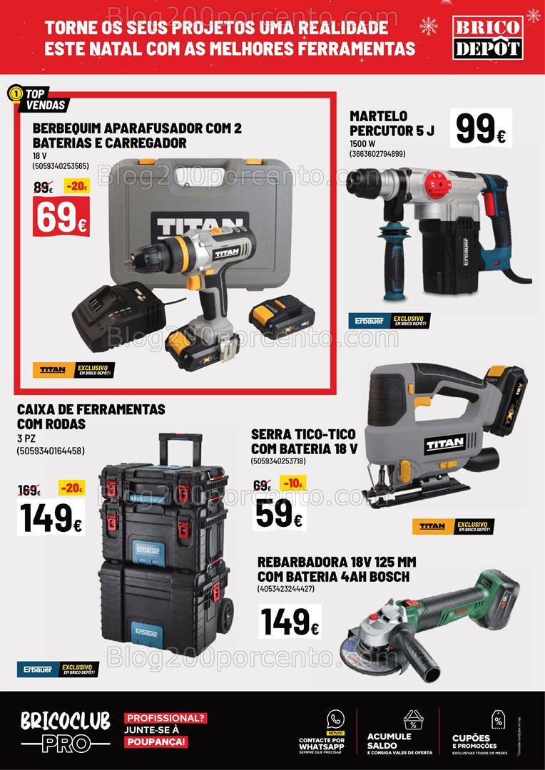 Antevisão Folheto BRICO DEPÔT Promoções até 6 janeiro