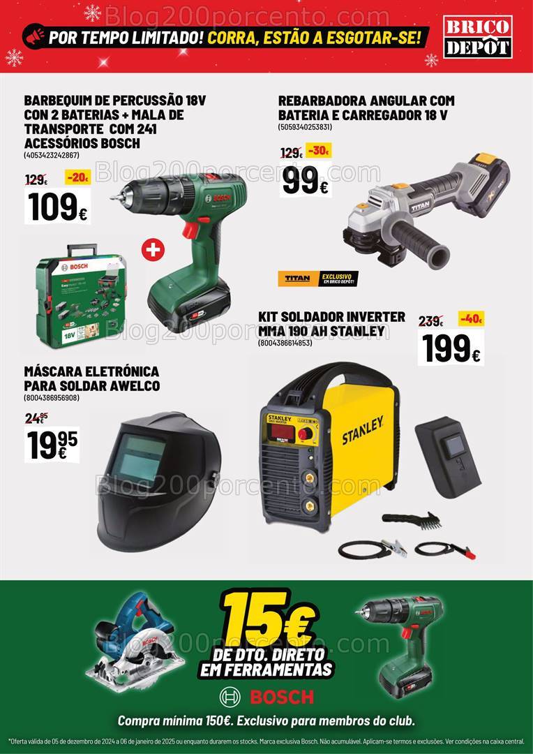 Antevisão Folheto BRICO DEPÔT Promoções até 6 janeiro