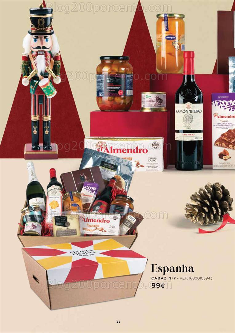 Antevisão Folheto EL CORTE INGLÉS Cabazes de Natal Promoções de 27 outubro a 24 dezembro