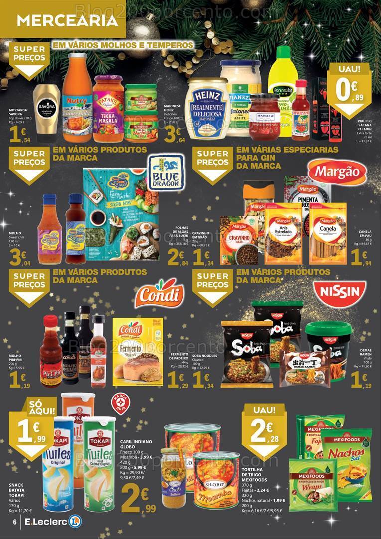 Antevisão Folheto E-LECLERC Final de Ano Promoções de 26 a 31 dezembro