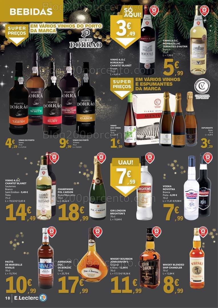 Antevisão Folheto E-LECLERC Final de Ano Promoções de 26 a 31 dezembro