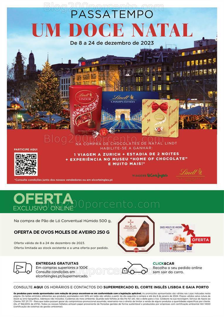Antevisão Folheto EL CORTE INGLÉS Promoções de 8 a 24 dezembro
