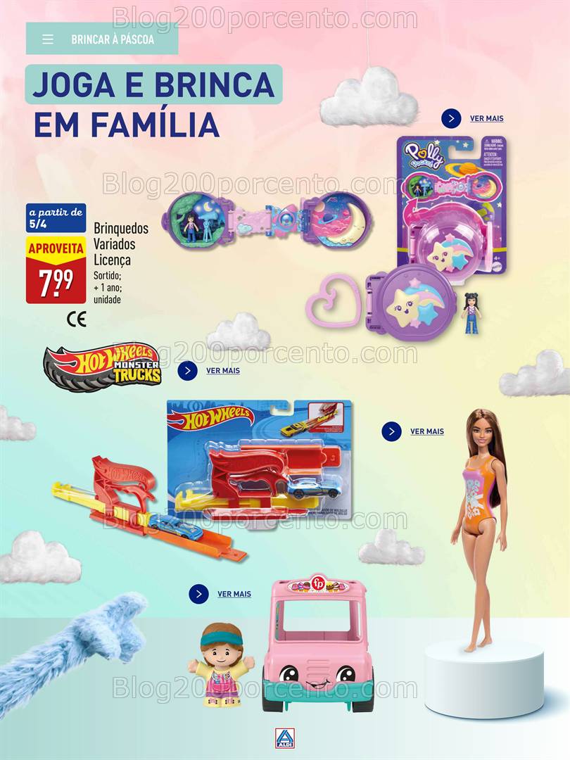 Antevisão Folheto ALDI Bazar Páscoa Promoções de 22 março a 22 abril