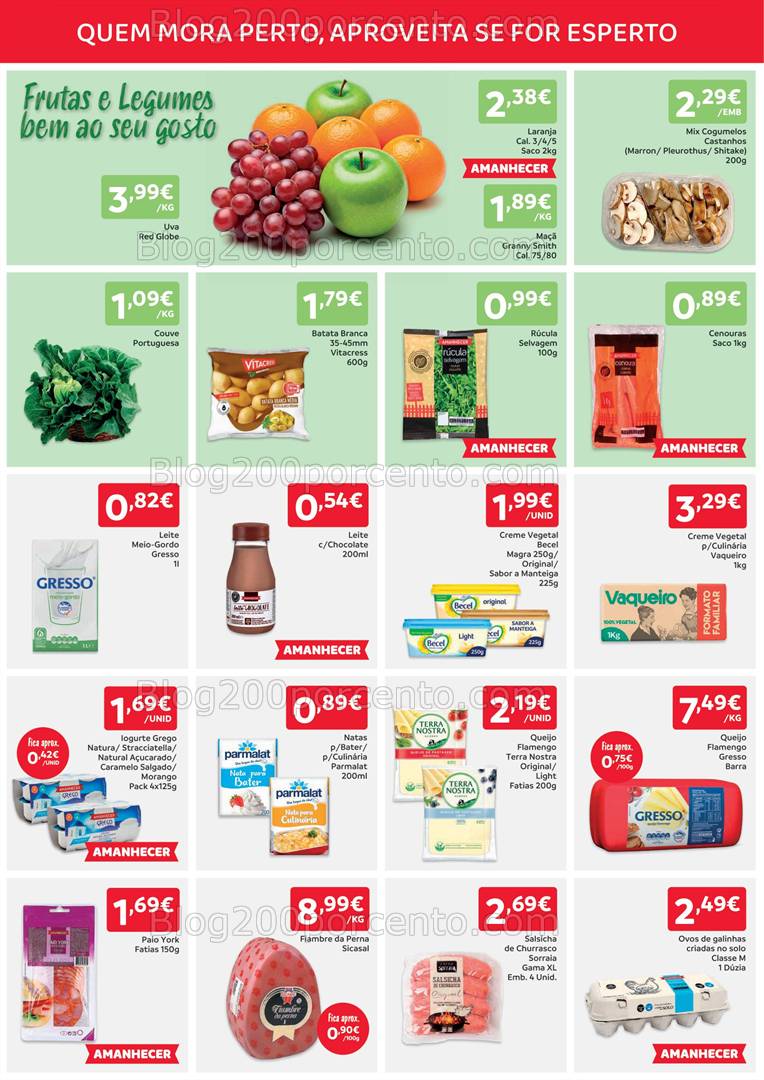 Antevisão Folheto AMANHECER Promoções 16 a 22 janeiro