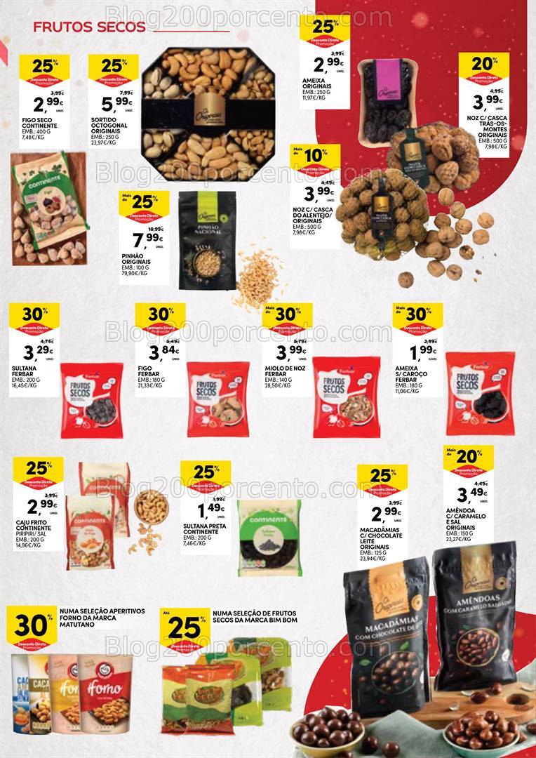 Antevisão Folheto CONTINENTE Natal Açores Promoções de 5 a 24 dezembro