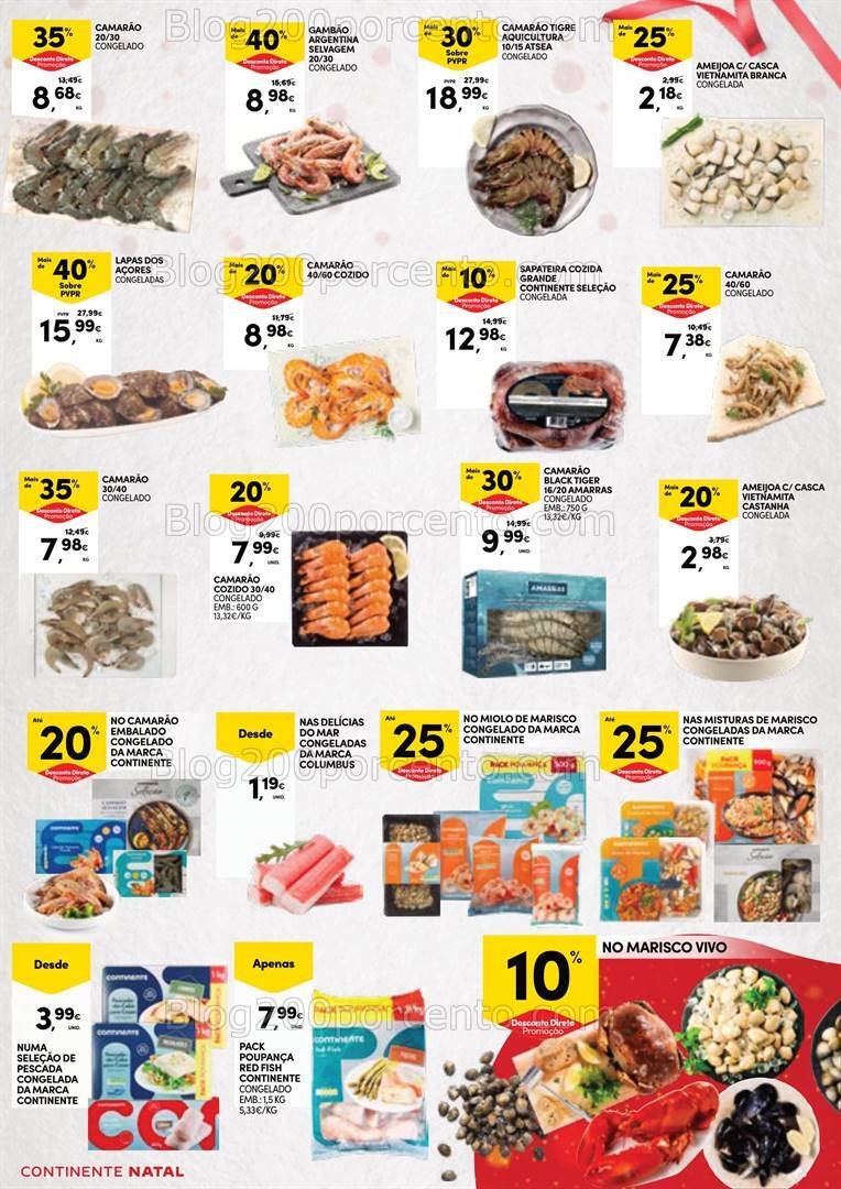 Antevisão Folheto CONTINENTE Natal Açores Promoções de 5 a 24 dezembro