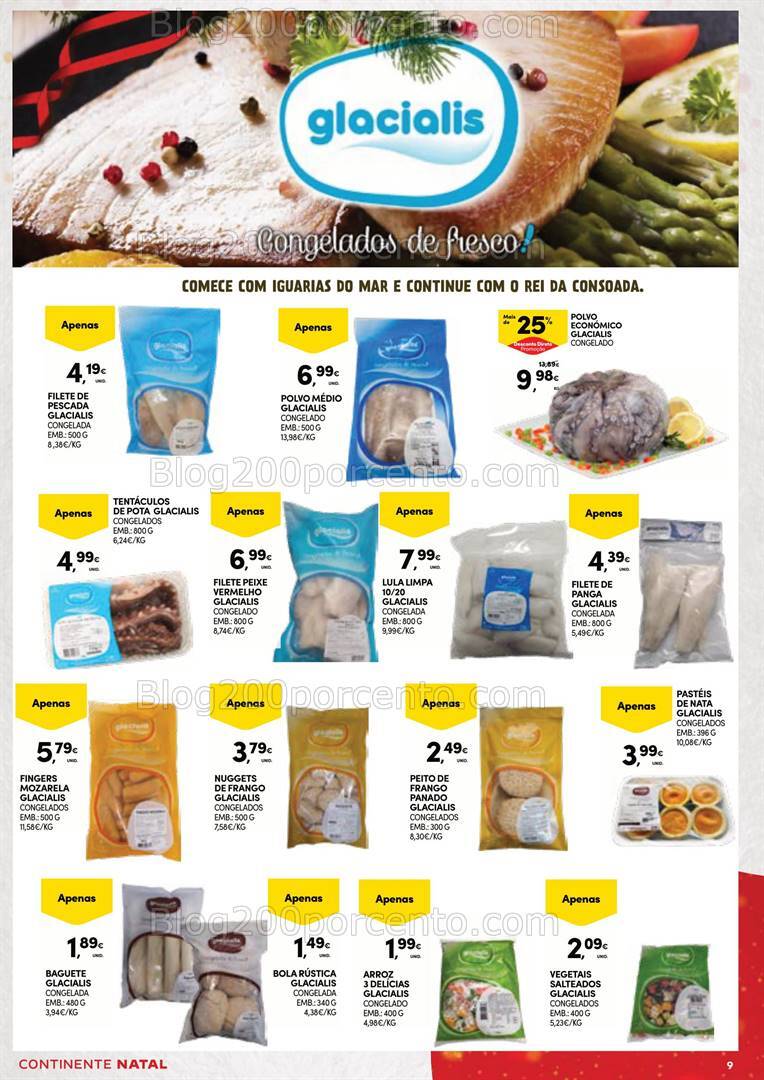 Antevisão Folheto CONTINENTE Natal Açores Promoções de 5 a 24 dezembro