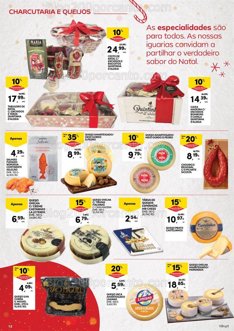 Antevisão Folheto CONTINENTE Natal Açores Promoções de 5 a 24 dezembro