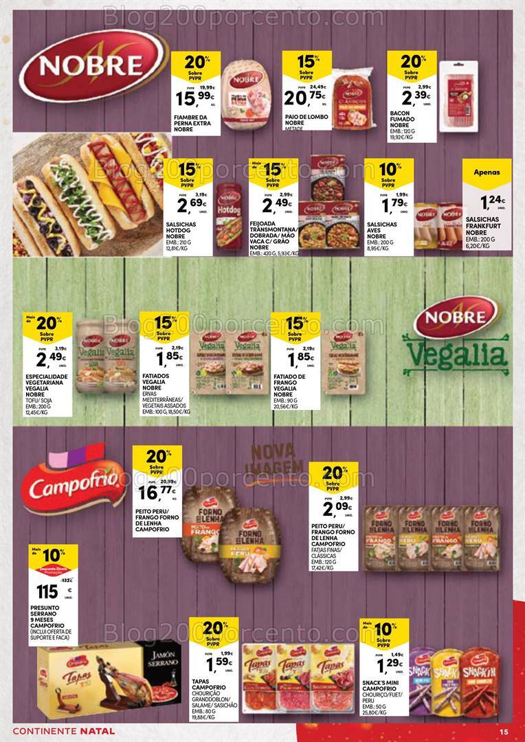 Antevisão Folheto CONTINENTE Natal Açores Promoções de 5 a 24 dezembro