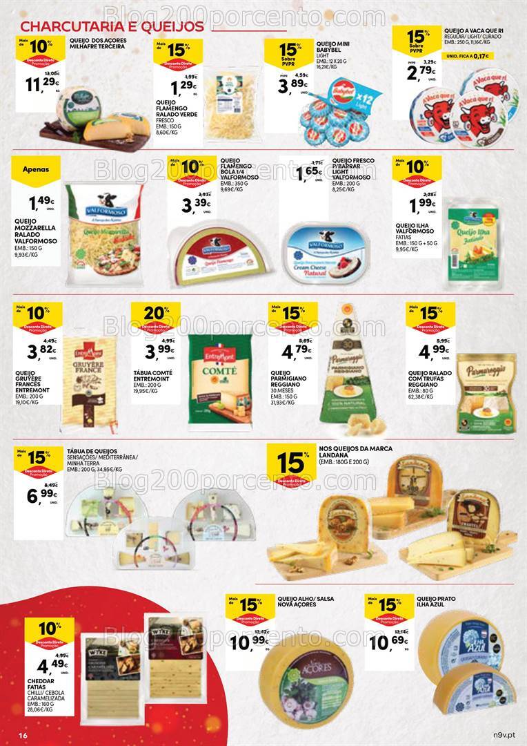 Antevisão Folheto CONTINENTE Natal Açores Promoções de 5 a 24 dezembro