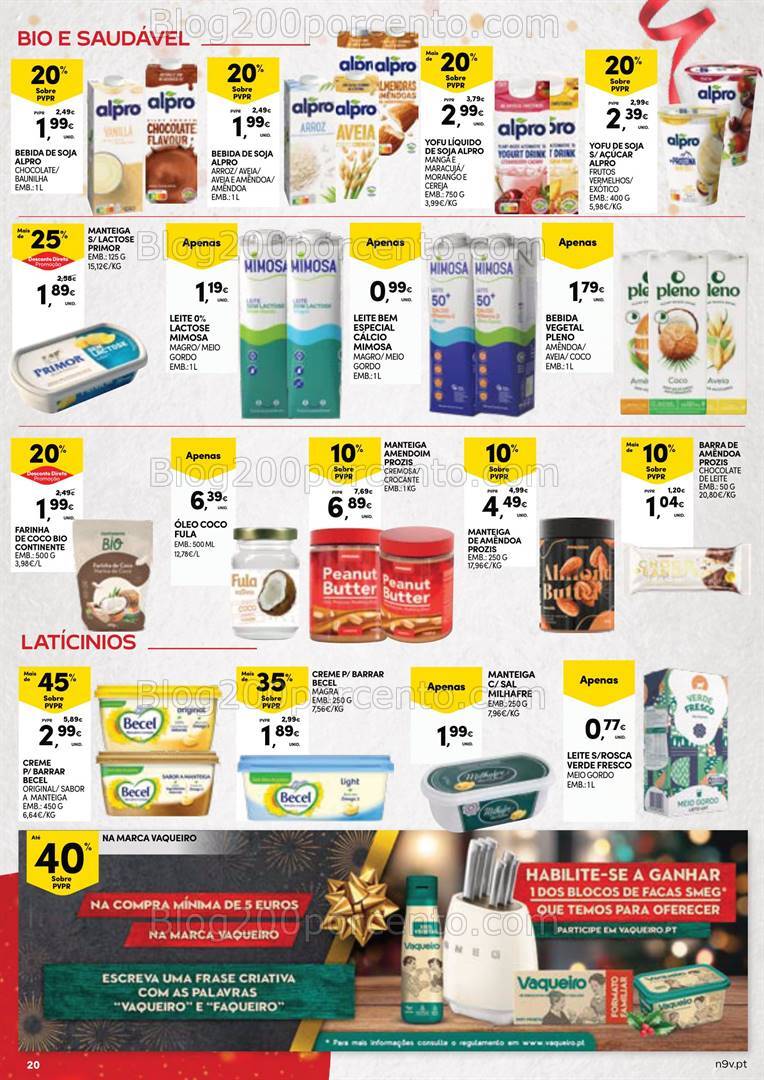 Antevisão Folheto CONTINENTE Natal Açores Promoções de 5 a 24 dezembro