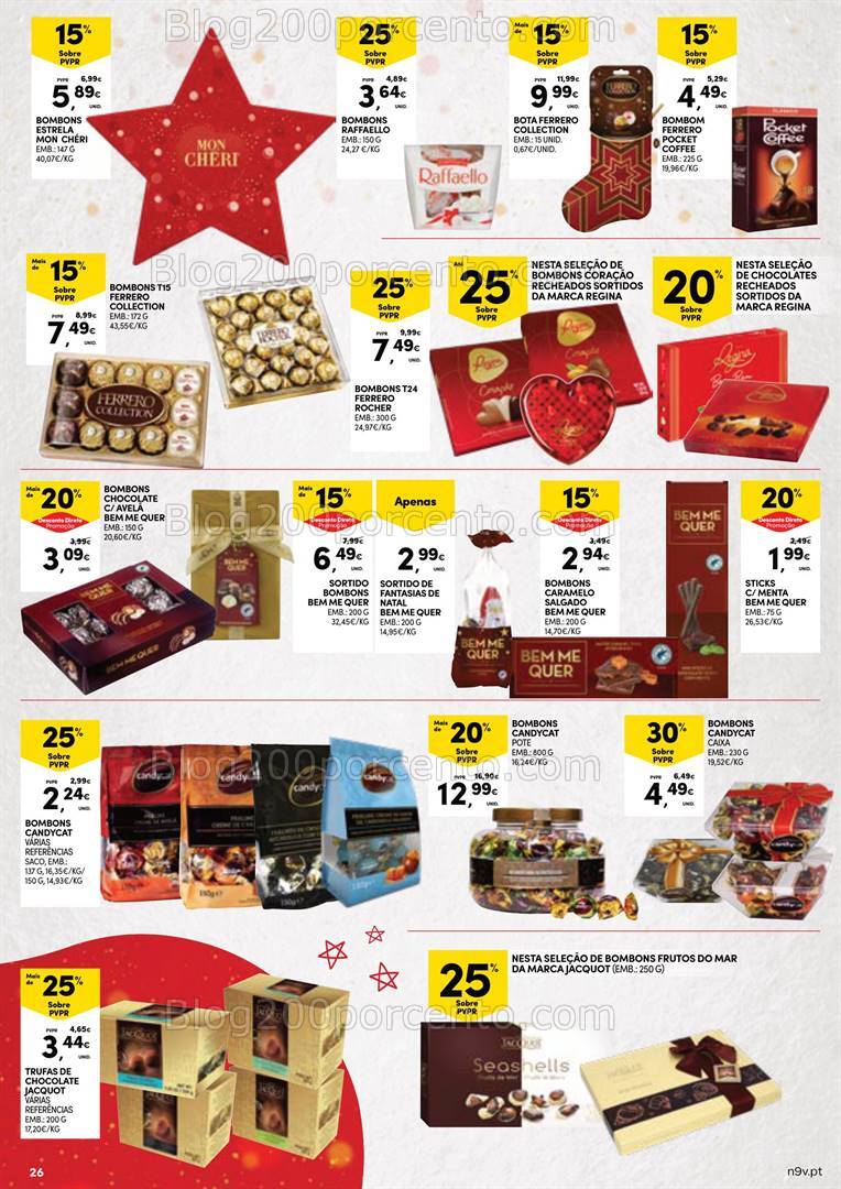 Antevisão Folheto CONTINENTE Natal Açores Promoções de 5 a 24 dezembro