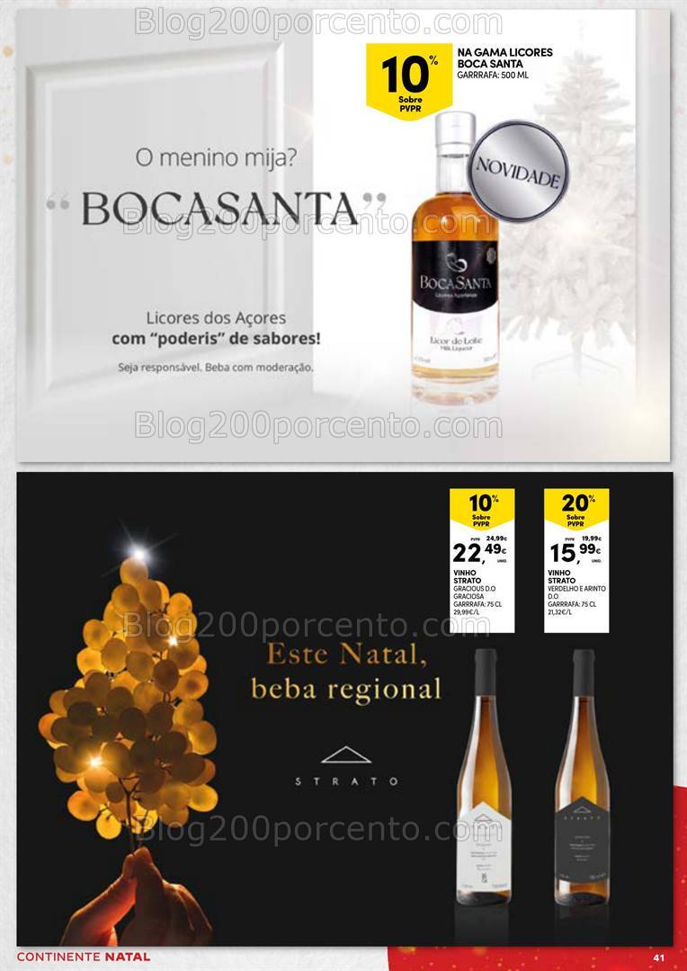 Antevisão Folheto CONTINENTE Natal Açores Promoções de 5 a 24 dezembro