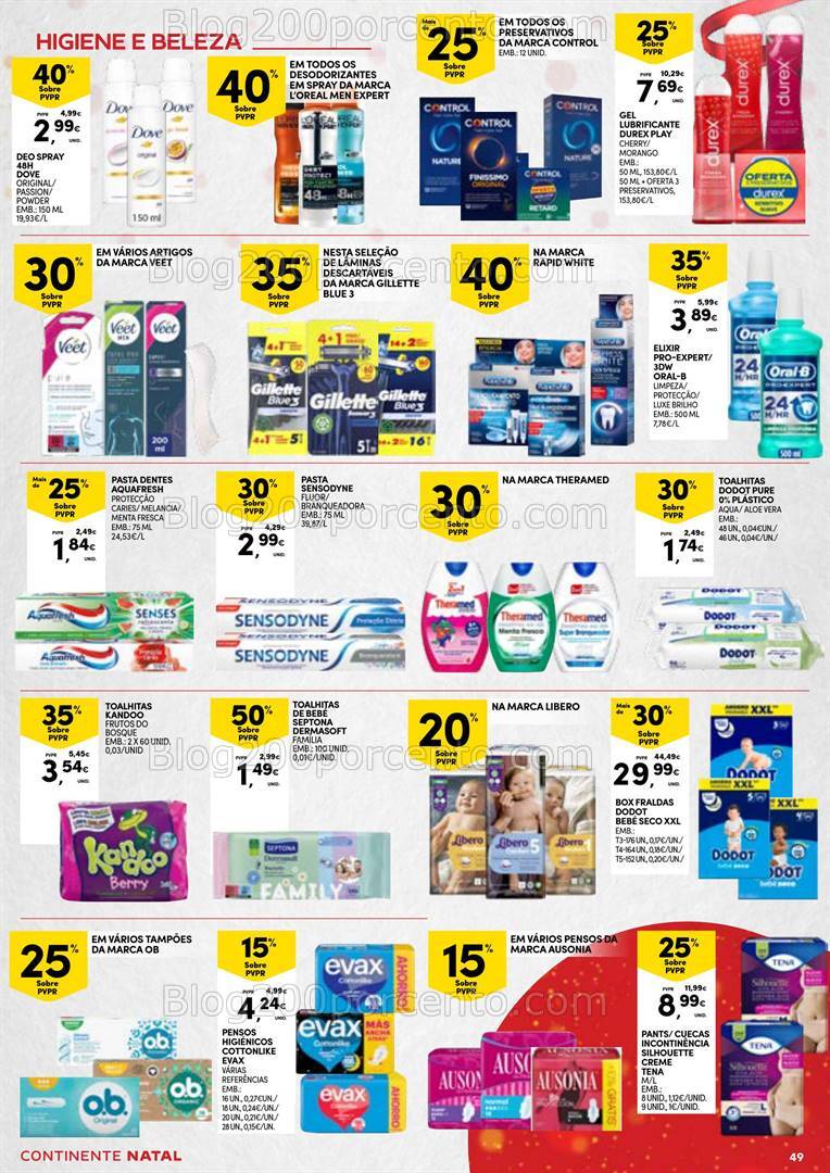 Antevisão Folheto CONTINENTE Natal Açores Promoções de 5 a 24 dezembro