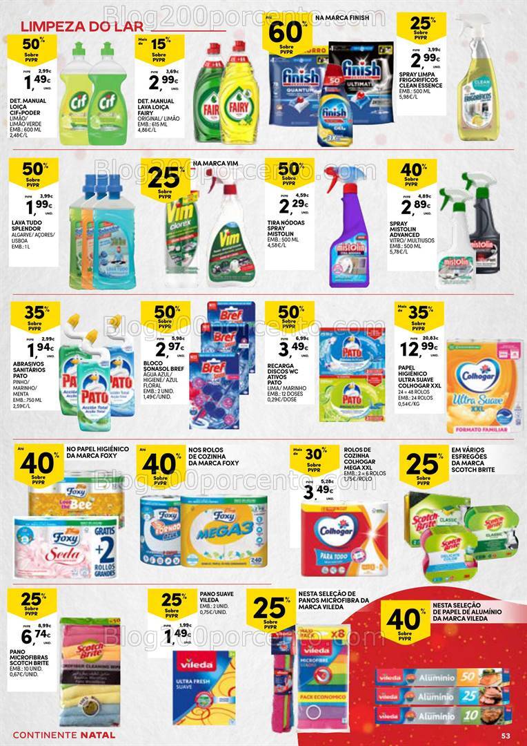 Antevisão Folheto CONTINENTE Natal Açores Promoções de 5 a 24 dezembro