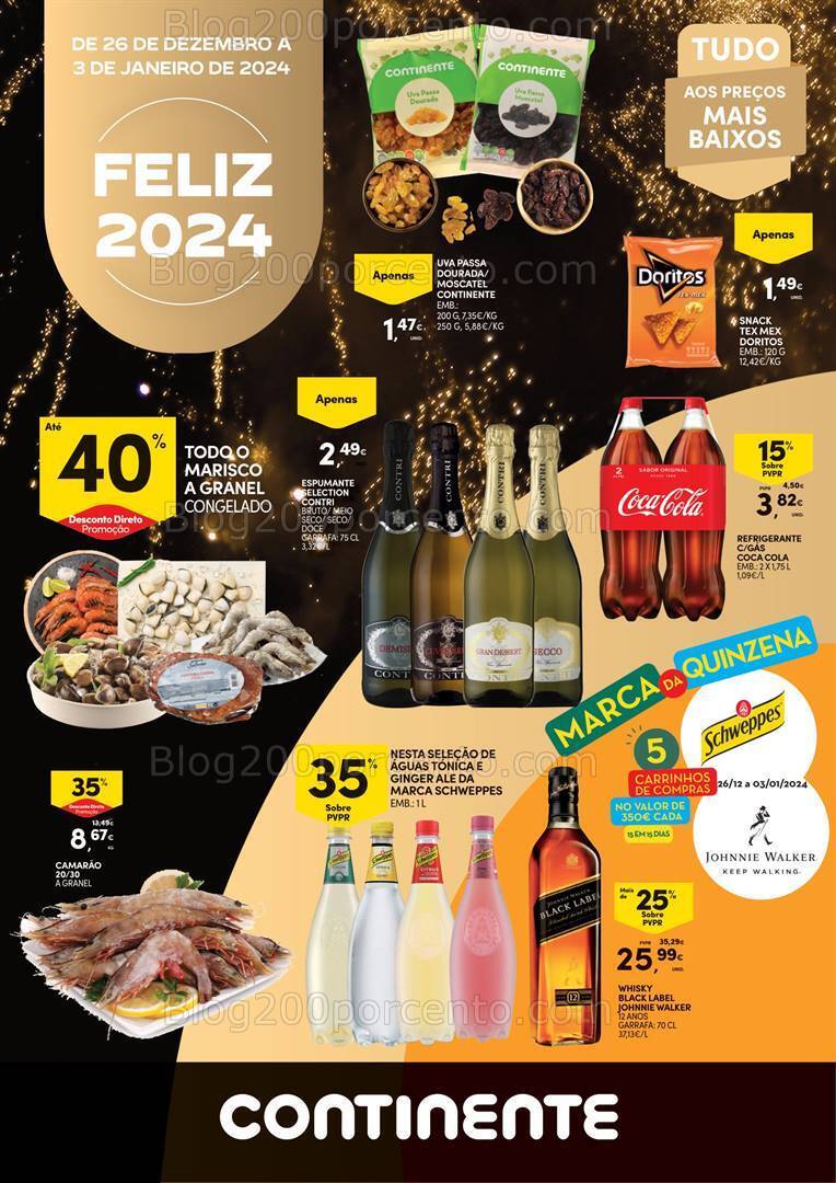 Antevisão Folheto CONTINENTE Açores Promoções de 26 dezembro a 3 janeiro