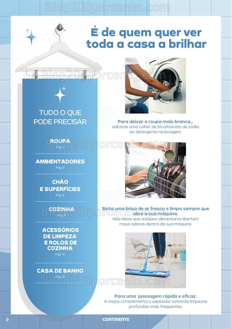 Antevisão Folheto CONTINENTE Açores Limpeza do Lar - 11 de 31 março