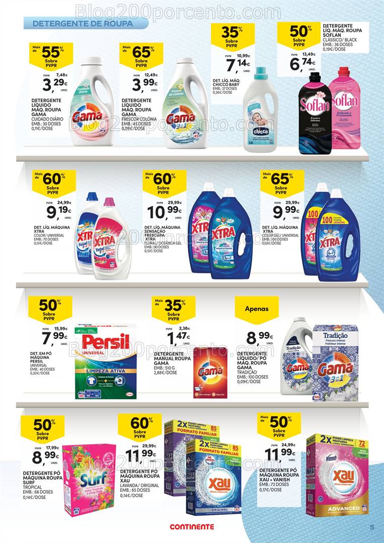 Antevisão Folheto CONTINENTE Açores Limpeza do Lar - 11 de 31 março