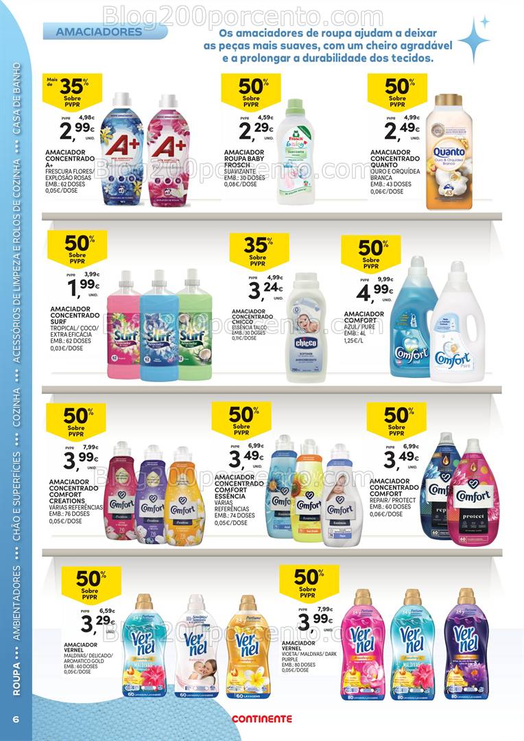Antevisão Folheto CONTINENTE Açores Limpeza do Lar - 11 de 31 março