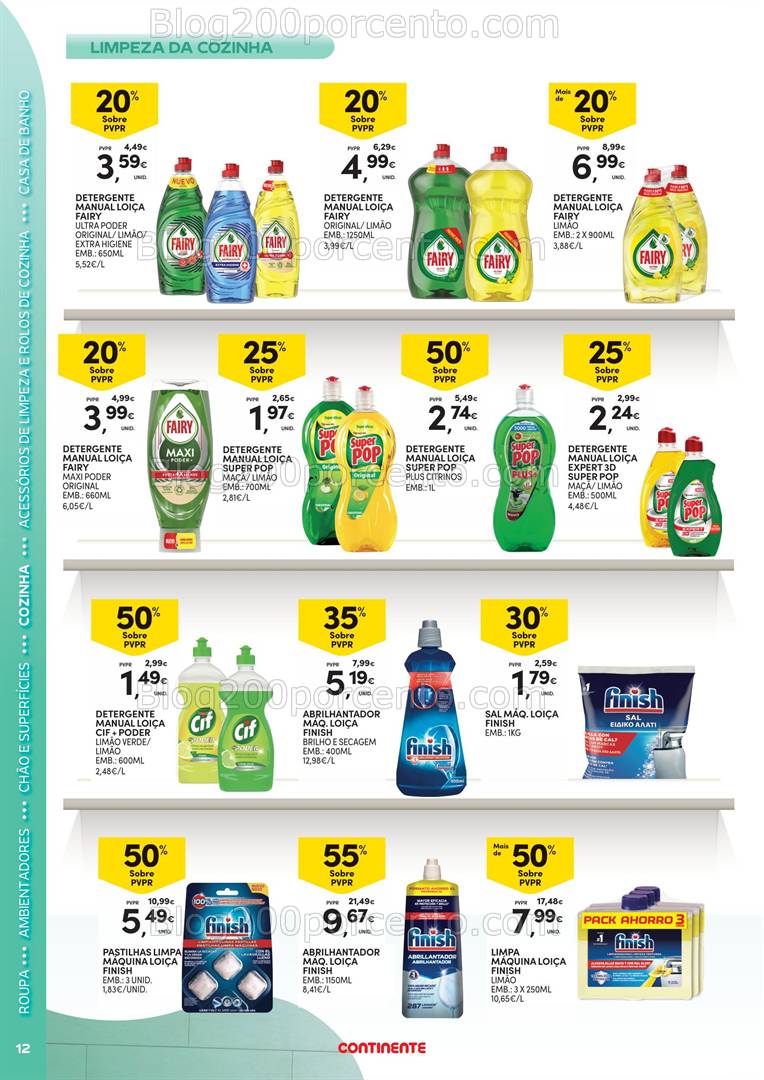 Antevisão Folheto CONTINENTE Açores Limpeza do Lar - 11 de 31 março