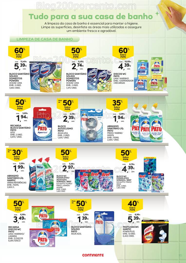 Antevisão Folheto CONTINENTE Açores Limpeza do Lar - 11 de 31 março