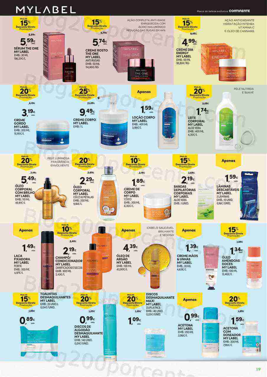 Antevisão Folheto CONTINENTE Açores Feira Marca Própria Promoções até 24 abril