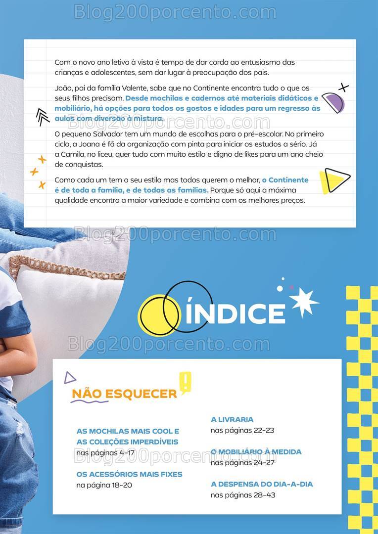 Antevisão Folheto CONTINENTE Açores Regresso às Aulas Promoções de 27 agosto a 23 setembro