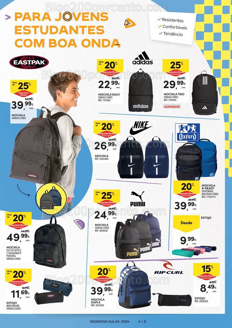 Antevisão Folheto CONTINENTE Açores Regresso às Aulas Promoções de 27 agosto a 23 setembro