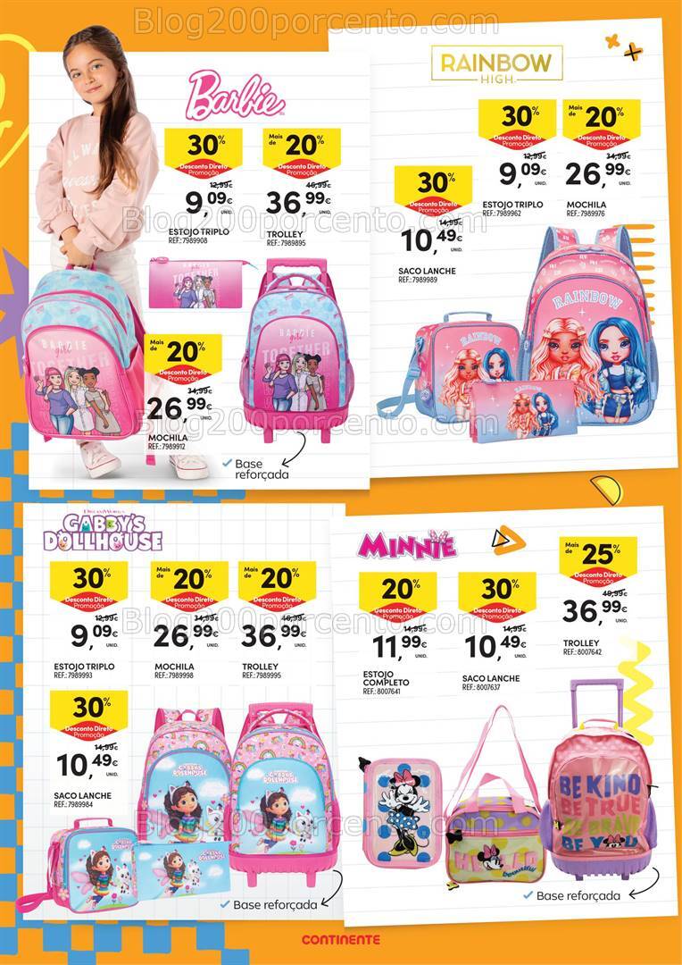 Antevisão Folheto CONTINENTE Açores Regresso às Aulas Promoções de 27 agosto a 23 setembro