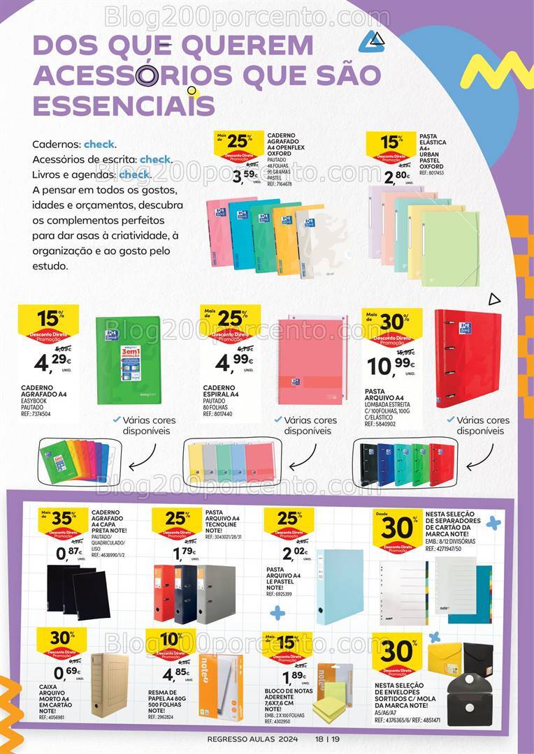 Antevisão Folheto CONTINENTE Açores Regresso às Aulas Promoções de 27 agosto a 23 setembro