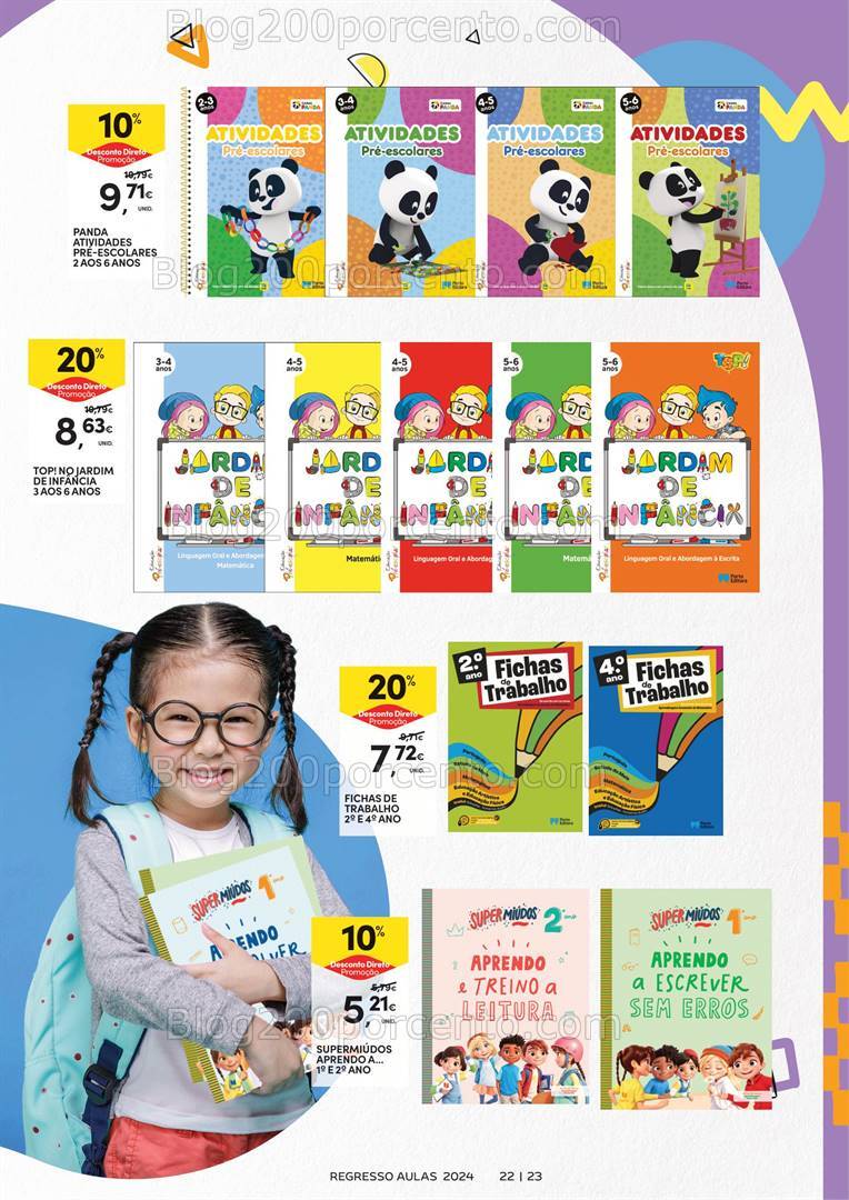 Antevisão Folheto CONTINENTE Açores Regresso às Aulas Promoções de 27 agosto a 23 setembro