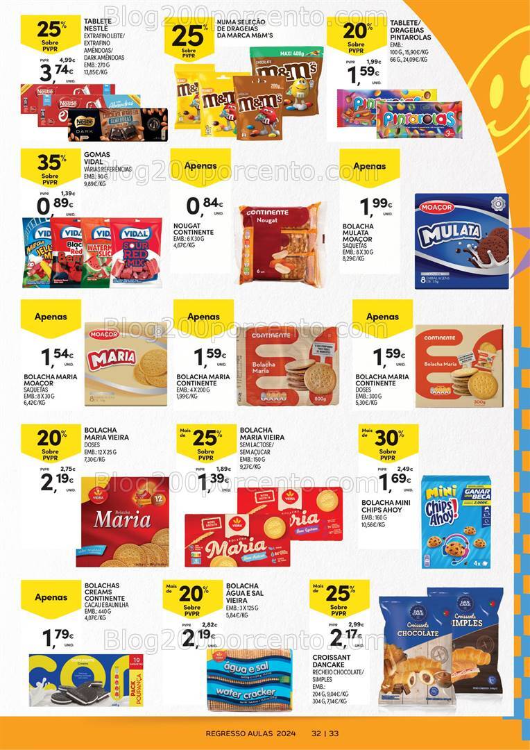 Antevisão Folheto CONTINENTE Açores Regresso às Aulas Promoções de 27 agosto a 23 setembro