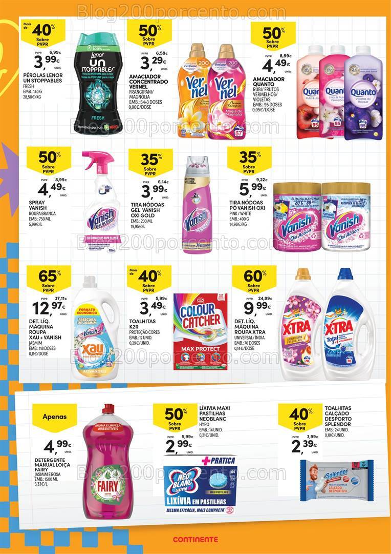 Antevisão Folheto CONTINENTE Açores Regresso às Aulas Promoções de 27 agosto a 23 setembro