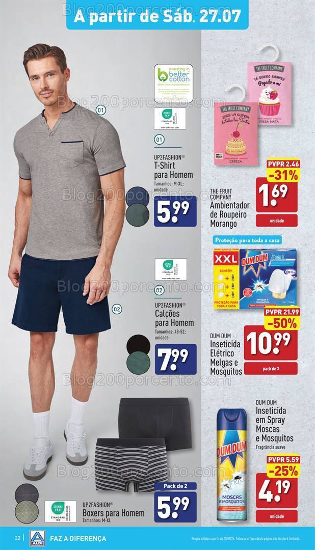 Antevisão Folheto ALDI Bazar Promoções a partir de 27 julho