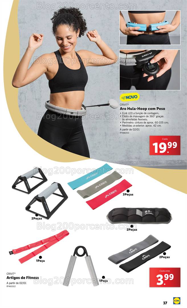 Antevisão Folheto LIDL Bazar Vida Saudável Promoções a partir de 2 janeiro