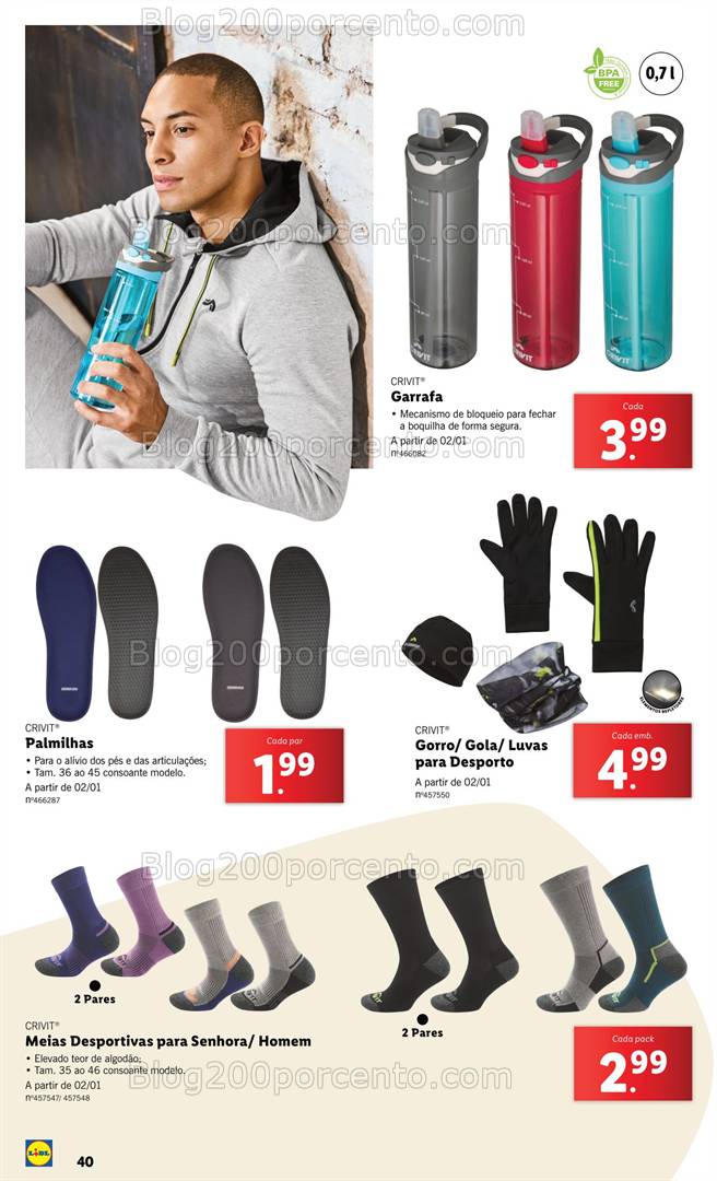 Antevisão Folheto LIDL Bazar Vida Saudável Promoções a partir de 2 janeiro