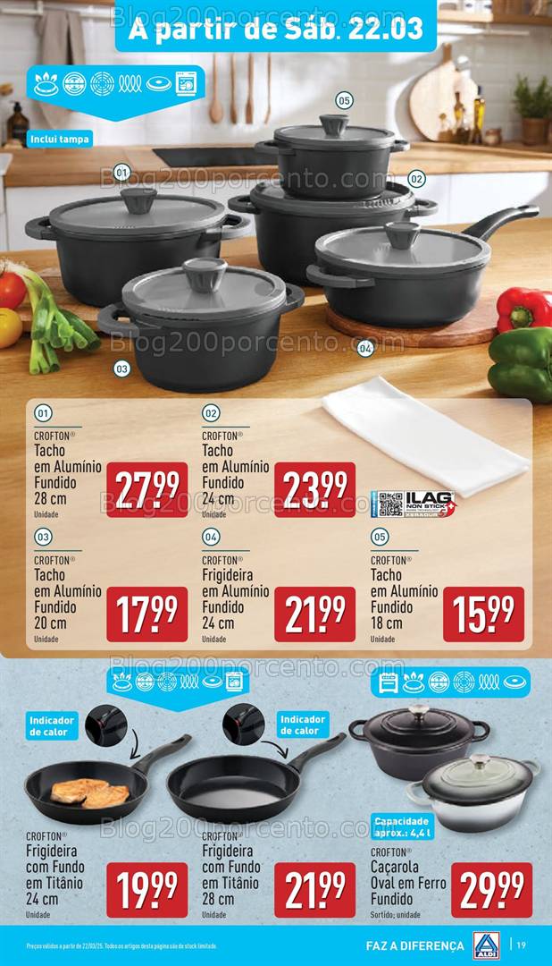 Antevisão Folheto ALDI Promoções de 19 a 25 março
