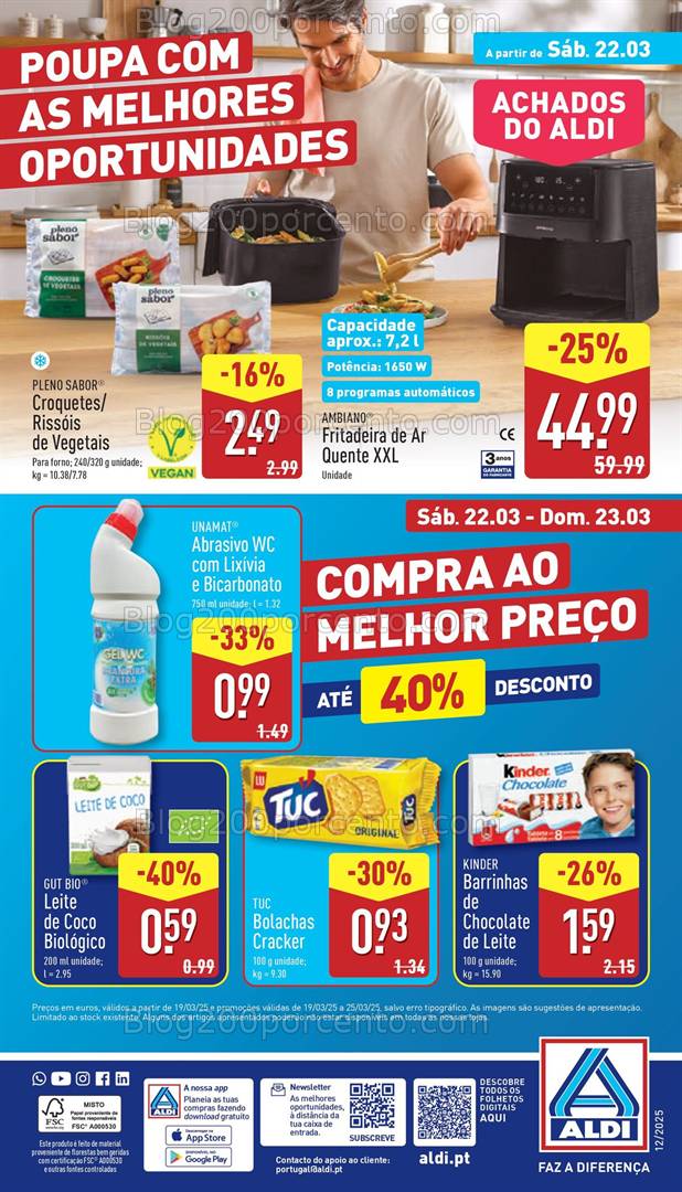 Antevisão Folheto ALDI Promoções de 19 a 25 março