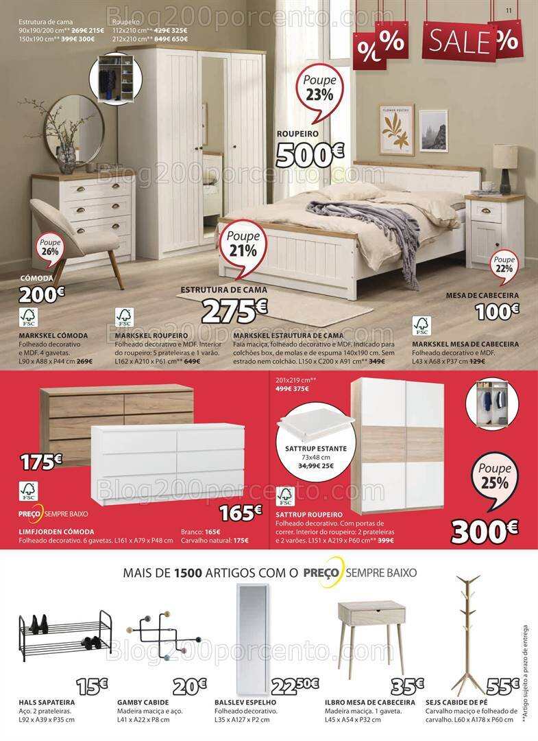 Antevisão Folheto JYSK Promoções de 25 a 31 janeiro