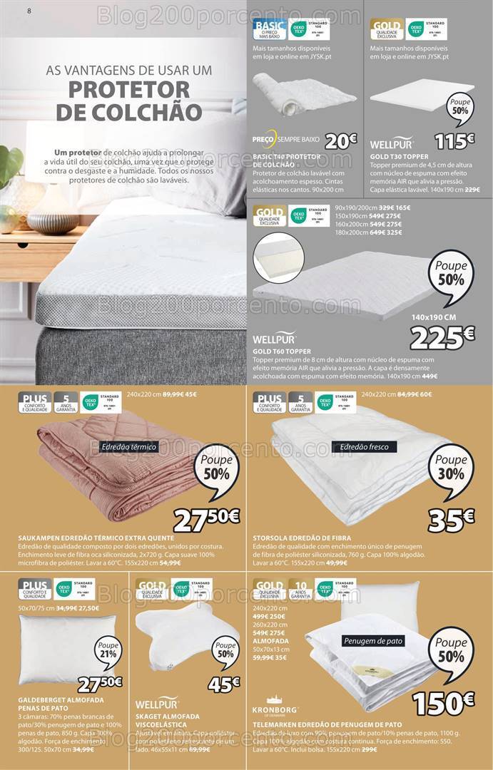 Antevisão Folheto JYSK Promoções de 1 fevereiro a 6 março