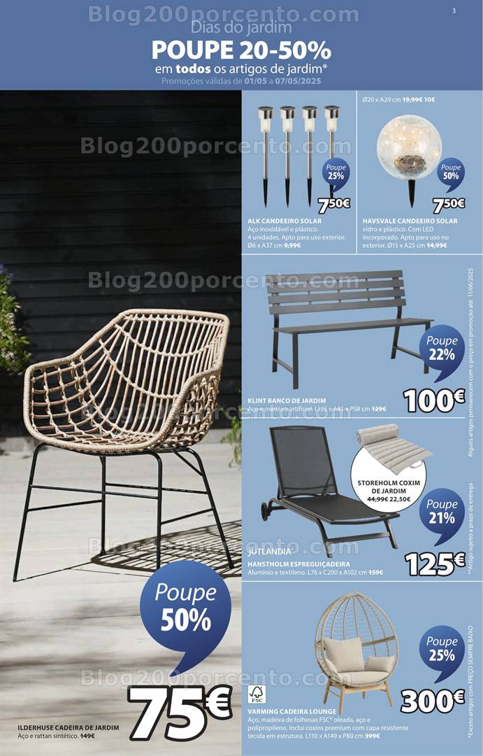 Antevisão Folheto JYSK Promoções de 1 de maio a 11 junho