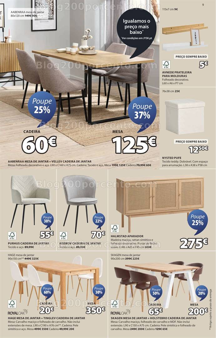 Antevisão Folheto JYSK Promoções de 1 de maio a 11 junho