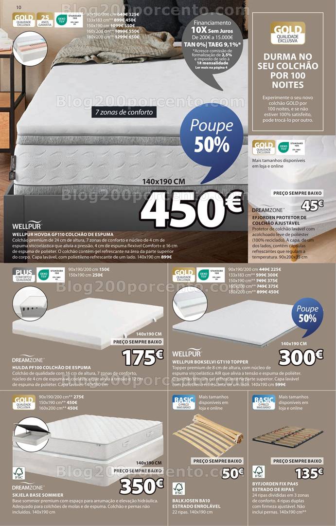 Antevisão Folheto JYSK Promoções de 1 de maio a 11 junho