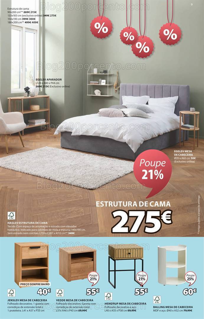 Antevisão Folheto JYSK Saldos de Verão Promoções até 20 junho a 31 julho