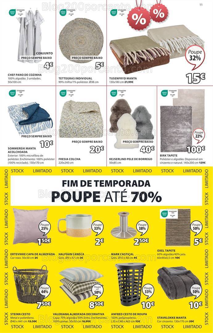 Antevisão Folheto JYSK Saldos de Verão Promoções até 20 junho a 31 julho