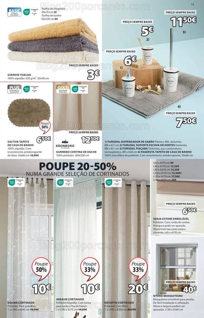 Antevisão Folheto JYSK Saldos de Verão Promoções até 20 junho a 31 julho